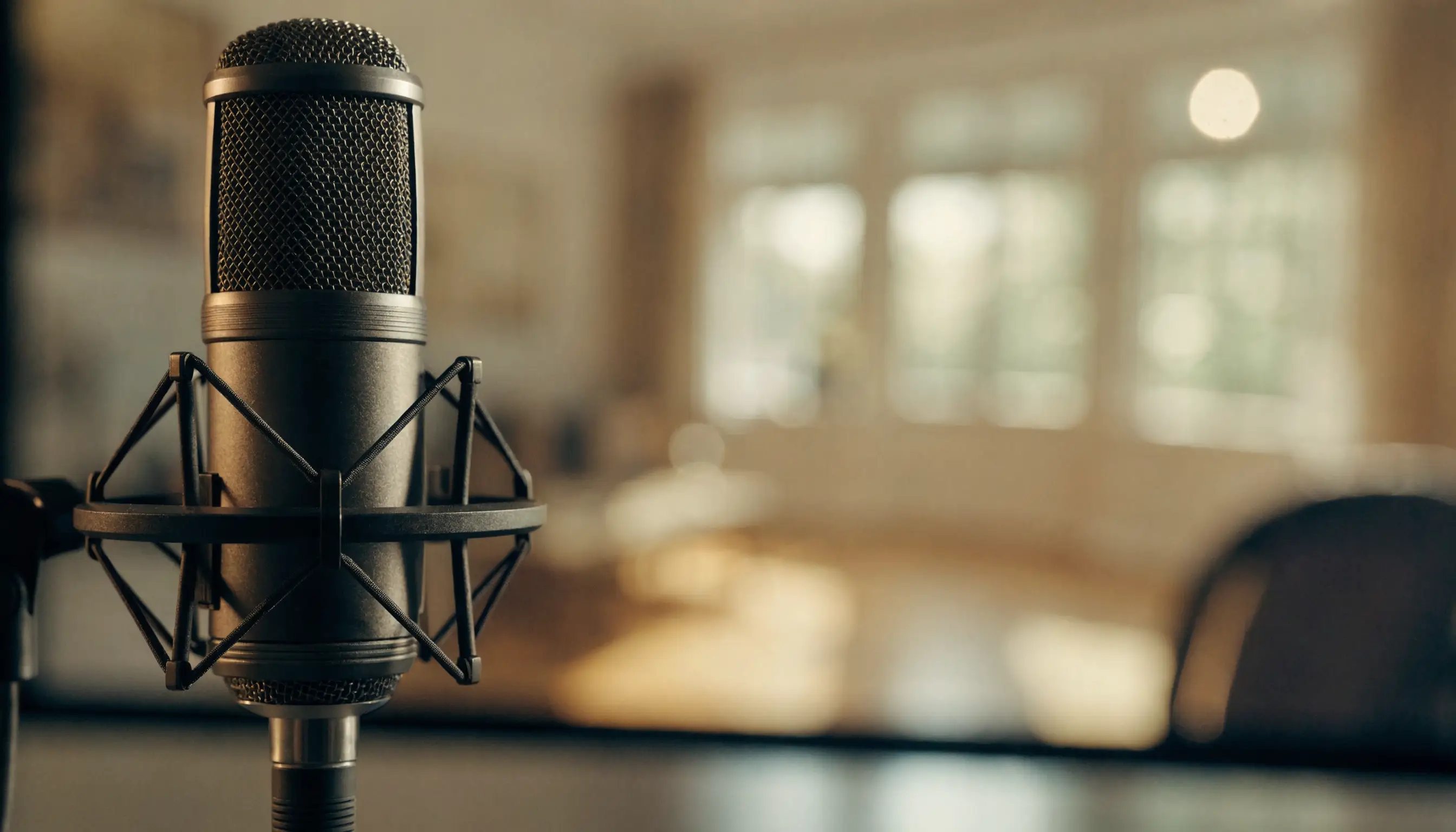 Listing video paired with a natural-sounding AI voiceover track